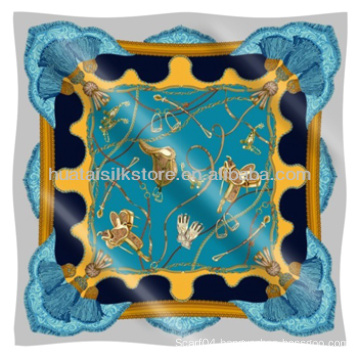 Foulard Women Fashion Chain Design Silk German Scarf